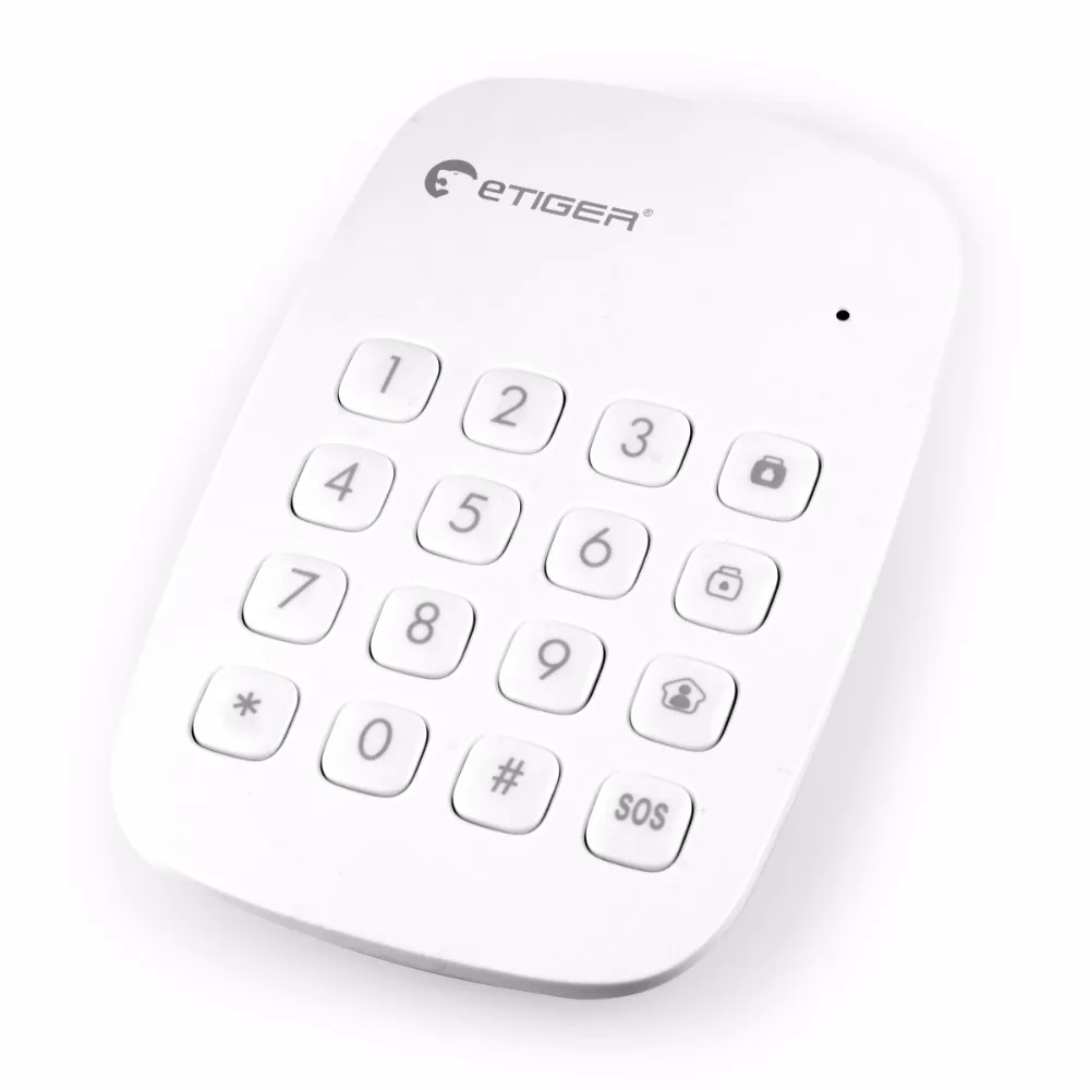 Беспроводная сенсорная клавиатура K1A для домашней безопасности eTIGER GSM