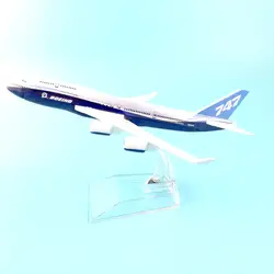 JASON TUTU литая металлическая модель самолета оригинальная модель Boeing B747 модель самолета 1:400 16 см самолет игрушка в подарок