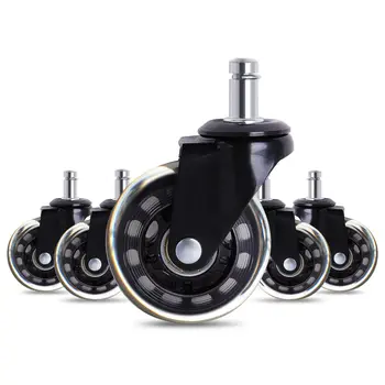 

Office Chair Caster Wheels Roller Rollerblade Style Castor Wheel Replacement (2.5inches)