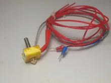 Reprap 3D printer spare parts K type thermocouple Metal DIY Hot End for Prusa i3 3D Printer 1.75mm Filament 0.4mm Nozzle
