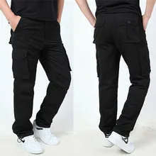 Мужские уличные для верховой езды, для скалолазания, теплые, флисовые, плотные, свободные, длинные брюки-карго, зимние, теплые, ветрозащитные, с карманами, прямые комбинезоны, брюки