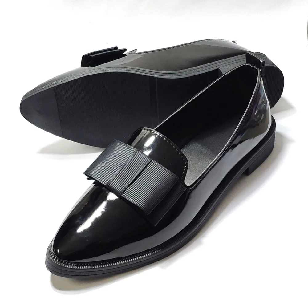 leather work flats