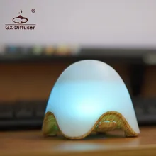 GX.Diffuser USB Rechargeable 7 Changing Color LED Night Light Air Aroma Diffuser Car Mini Essential Oil Diffuser Bedroom Home