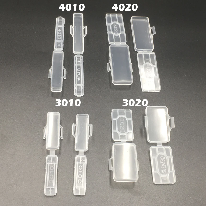 

100pcs 3010 30x10mm 30*10 Transparent Clear Waterproof Wire Sign Cable Tie Marker Labeled Tag Box