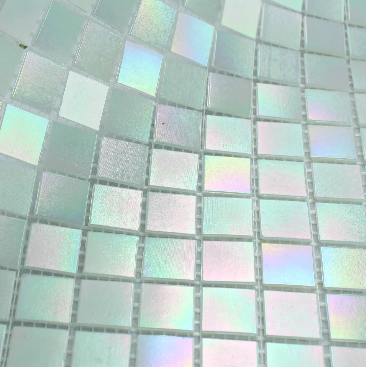 Free Shipping Glimmer Rainbow Iridescent White Glass Mosaic Tile For Backsplash Kitchen Wall Tile Sticker Bathroom Floor Tile Tile For Walls Tiling Bathroom Floormosaic Wall Tiles Kitchen Aliexpress