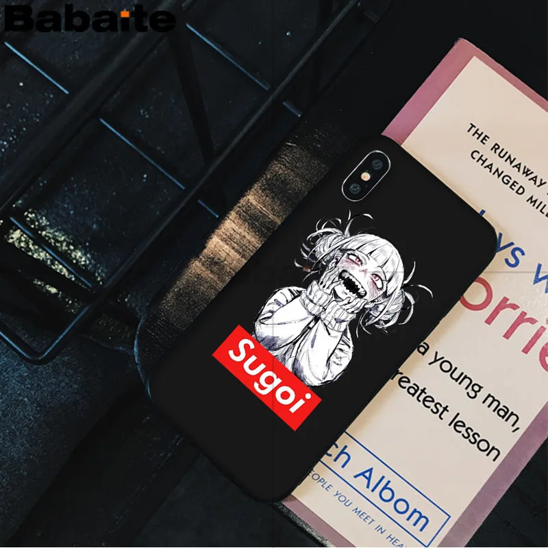 Новый чехол Sugoi Senpai аниме Waifu с персонализированным принтом для Apple iPhone 8 7 6 6S Plus X XS