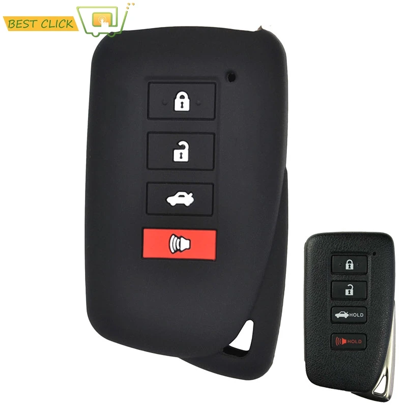 Силиконовый чехол для ключа Lexus ES350 GS350 GS450h IS250 IS350 RC350 ES300h NX200T NX300h LX570|Кольца ключей|