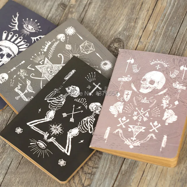 4 gothic styles cool creative mini notebook vintage diy diary cool memos