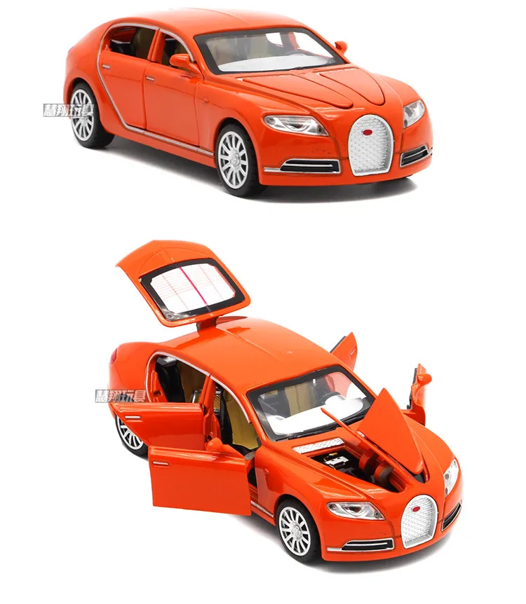 1:32 Bugatti Galibier Veyron Автомобильные модели из сплава литые под давлением Brinquedos