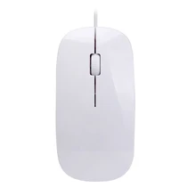 Новое поступление проводной ультратонкий мини-мышь настольный компьютер ноутбук матовая поверхность черно-белая Милая эргономичная игровая мышь