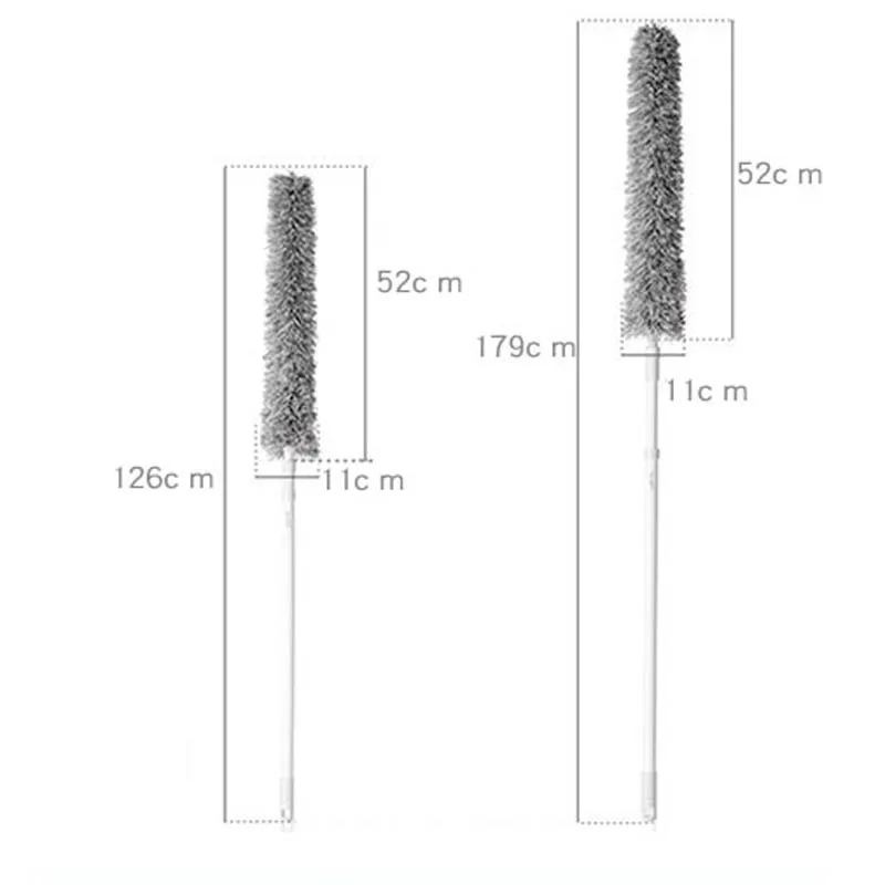 Качественная изогнутая длинная ручка пылеуловитель Выдвижная подвеска микрофибра Чистящая Щетка Гибкая домашняя мебель моющийся пылеочиститель