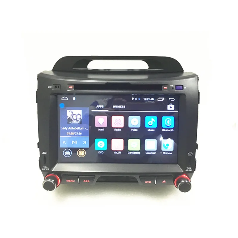 Excellent Wholesale! 2din Android 6.0 Car DVD player Navigation for KI A Sportage 2009-2015 radio with wifi  odb2 1