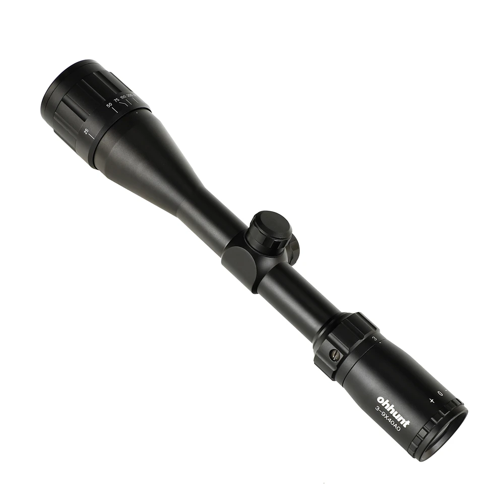 ohhunt 3-9X40 AO Hunting Riflescopes 1 inch Tube Mil Dot Reticle Optical Sight Rifle Scope (7)