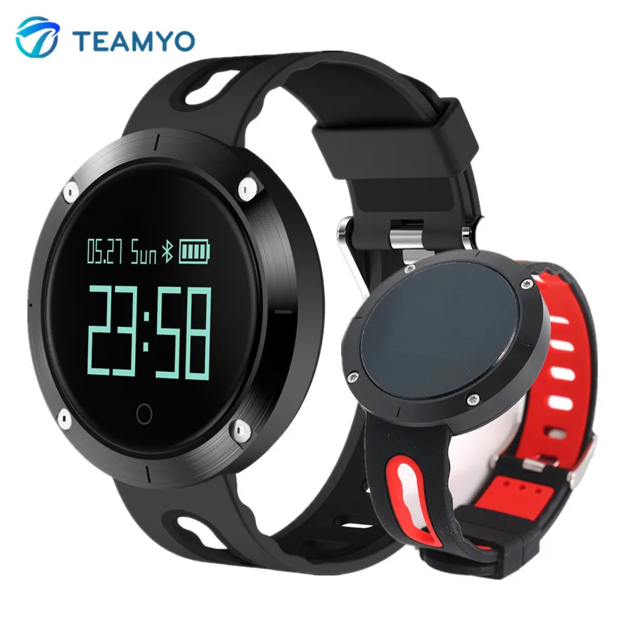 

Teamyo DM58 Smart Wristband Blood Pressure Watch Heart Rate Fitness Tracker Smart Bracelet IP68 Waterproof Smartband for Phone