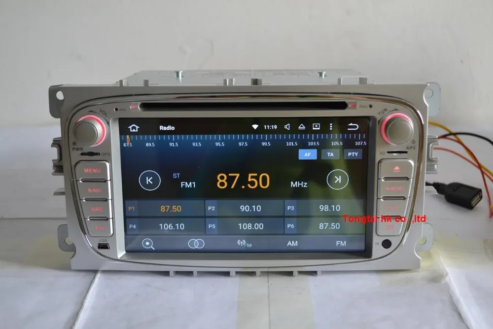 Best Android 7.1 for Ford focus 2 s-max 2din car dvd,gps navigation,wifi,radio,bluetooth,Steering wheel,Free 8g map,mic,touch screen 28