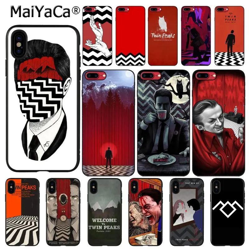 MaiYaCa Твин Пикс огонь ходить со мной чехол для телефона для iphone 11 Pro 11Pro Max 8 7 6 6S Plus X XS MAX 5 5S SE XR