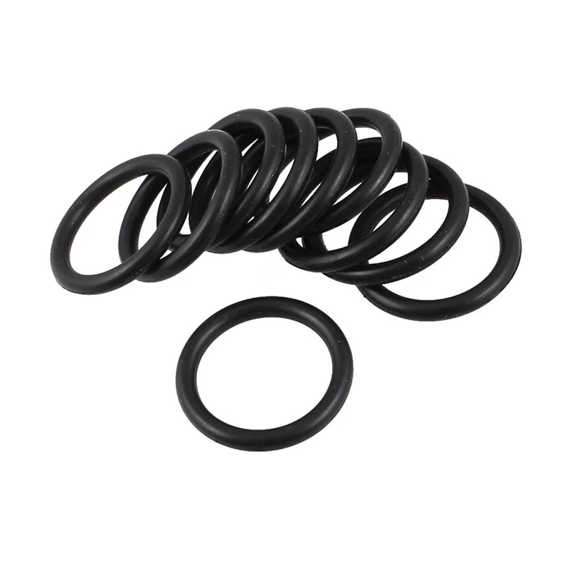 10 PCS Black Rubber Oil Seal O Ring Seal Washers 26 x 3 x 20mmin
