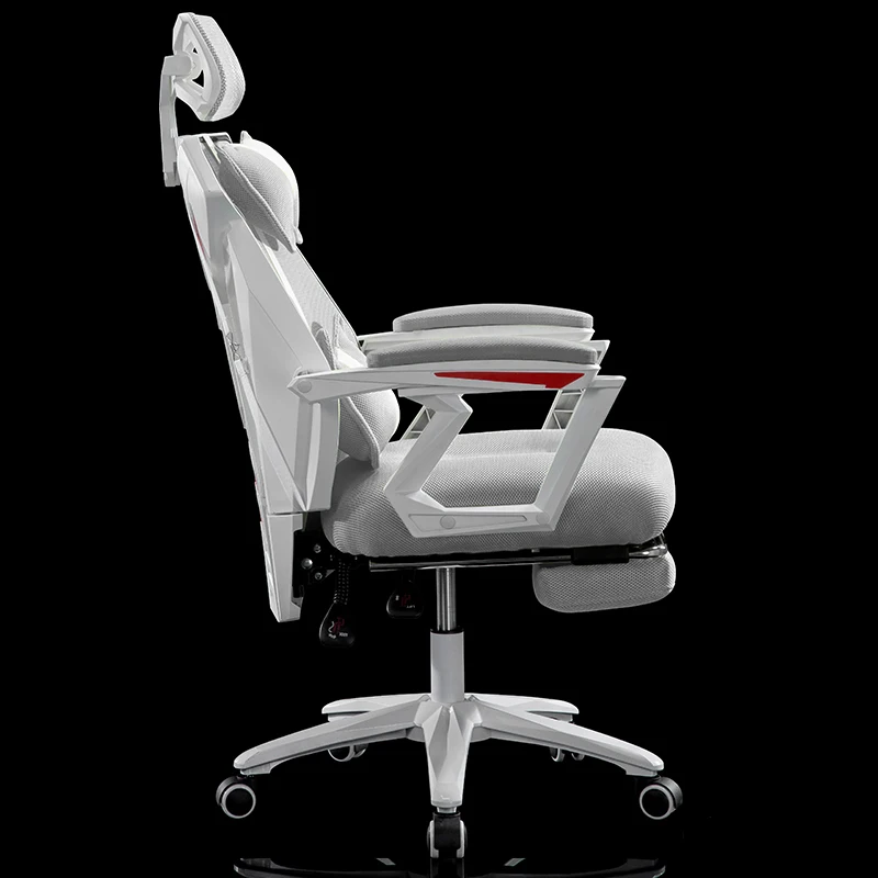 Сентиментальное домашнее рабочее офисное игровое компьютерное кресло с сеткой вращающееся кресло для босса для соревнований по играм, рекомендуем лучшее для геймеров silla - Цвет: foot can lie down