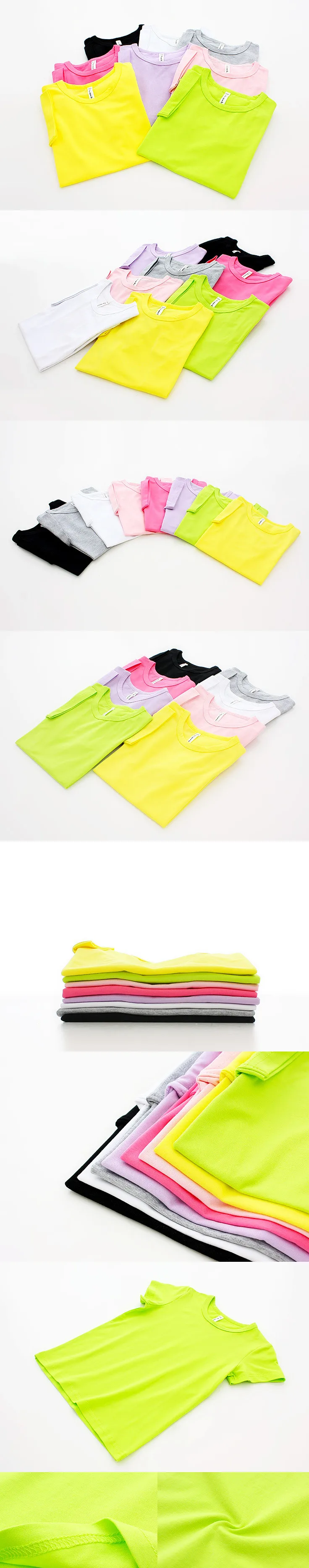 T shirt das Meninas dos Meninos Meninos do Bebê Cor de Doces de Manga Outono Nova 100% Algodão Crianças t Camisa da Longa do Bebê Crianças Pullovers Tee Menina Meninos Roupas 7 China t-shirt children Suppliers