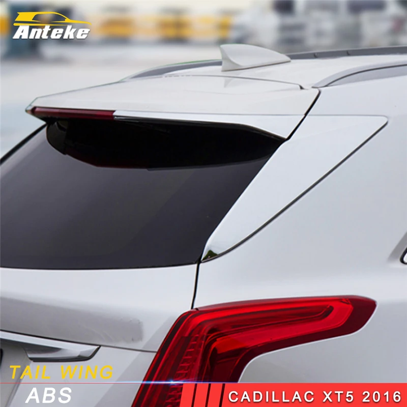 

ANTEKE FOR Cadillac XT5 2016 Car Styling Rear Trunk Spoiler Lip Tail Trunk Wing Trim Exterior Accessories