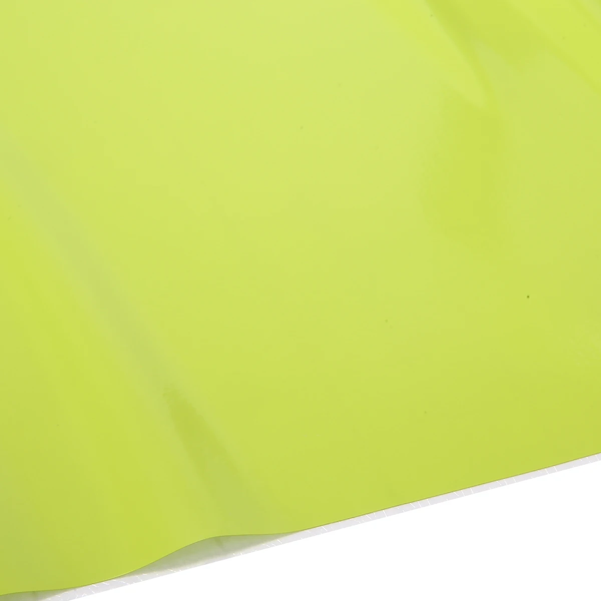 New Arrival 1pc 30x152cm Neon Yellow Car Vinyl Foil Film Wrap Roll Sticker Decal Bubble Free