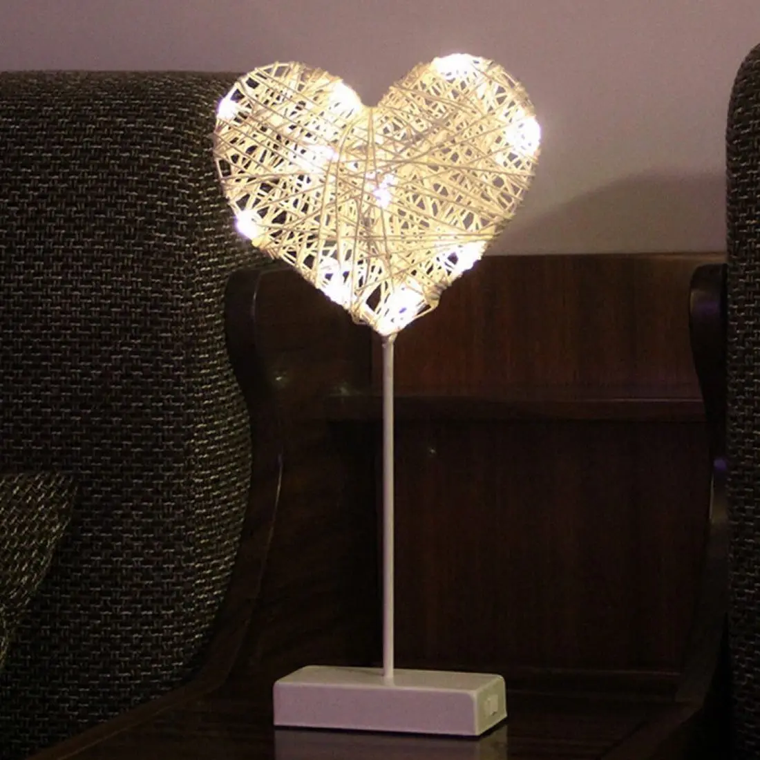 

DYH-Creative handmade night light love LED decorative lamp dormitory small table lamp gifts