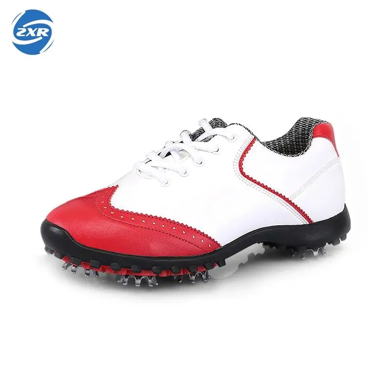 

Zuoxiangru Spring Women New Sport Golf Shoes British Wind Waterproof Microfiber Comfortable Shoes Women Golf Shoes