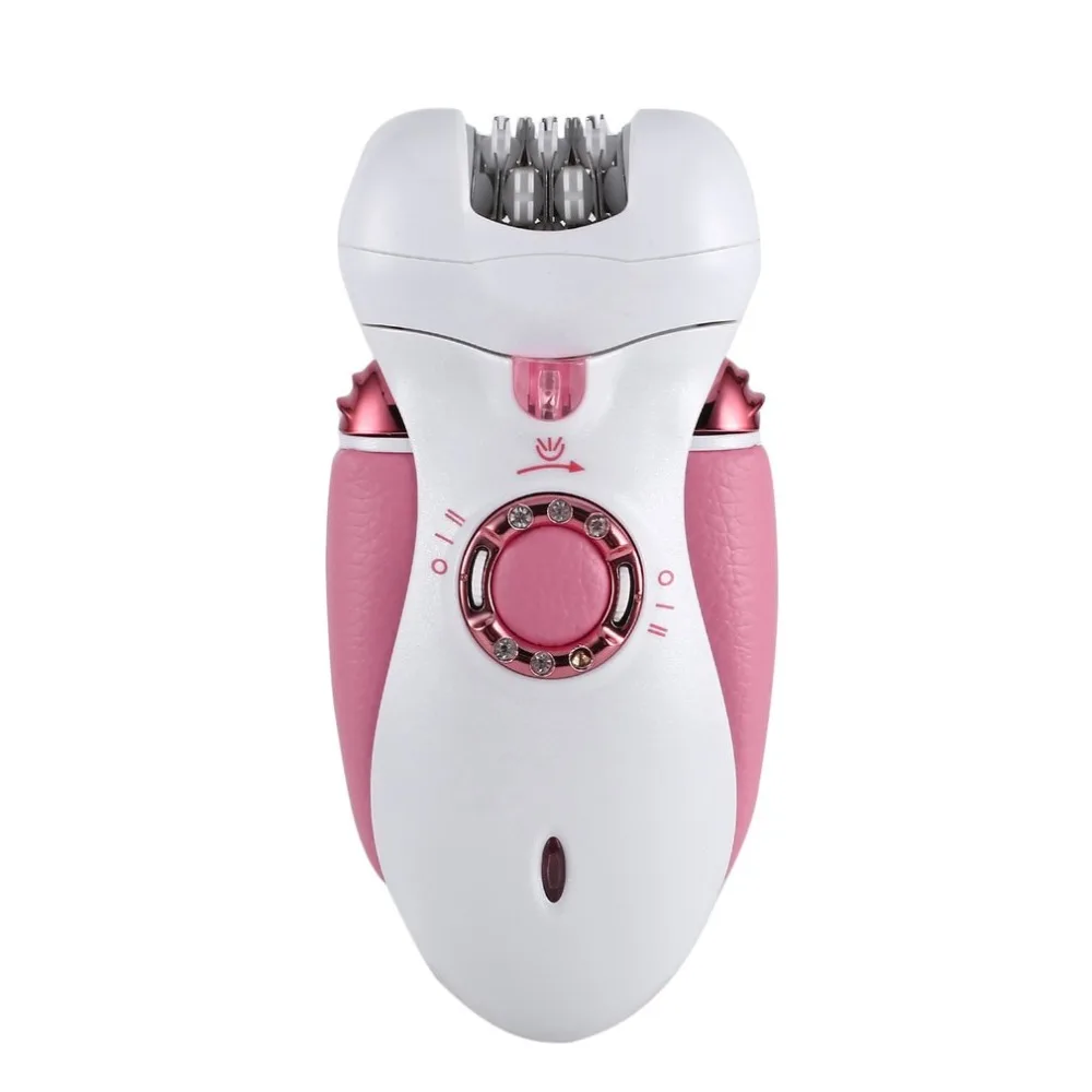 

4 in 1 Electric Feet Care Tool Callus Remover Feet Pedicure Kit Rechargeable Lady Epilator Hair Removal Shaver Waterproof