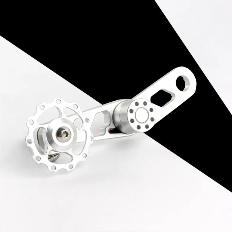 Flash Deal 120x54mm Aluminium Alloy Cycling Single Speed Chain Tensioner MTB Bicycle Chain Replacement Prevent Chain Falling Off 2