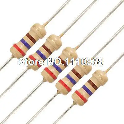 

100 x Resistors 270 ohm OHMS 1/4W 250V 5% Carbon Film