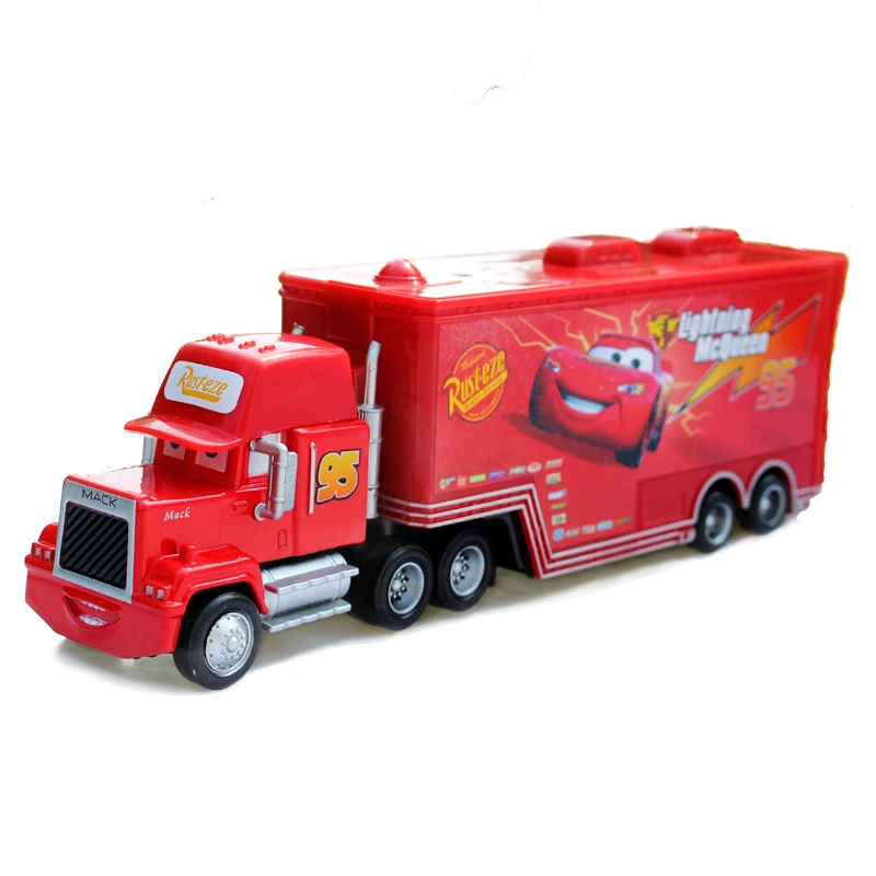 lightning mcqueen truck trailer