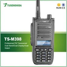 Free Shipping Original Dual Band Portable Ham Two Way Radio VHF UHF Walkie Talkie TS-M398