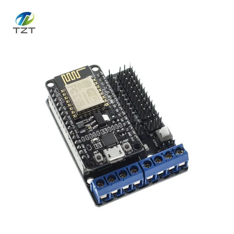 

NodeMCU Motor Shield Board L293D for ESP-12E from ESP8266 esp 12E kit diy rc toy wifi rc smart car remote control