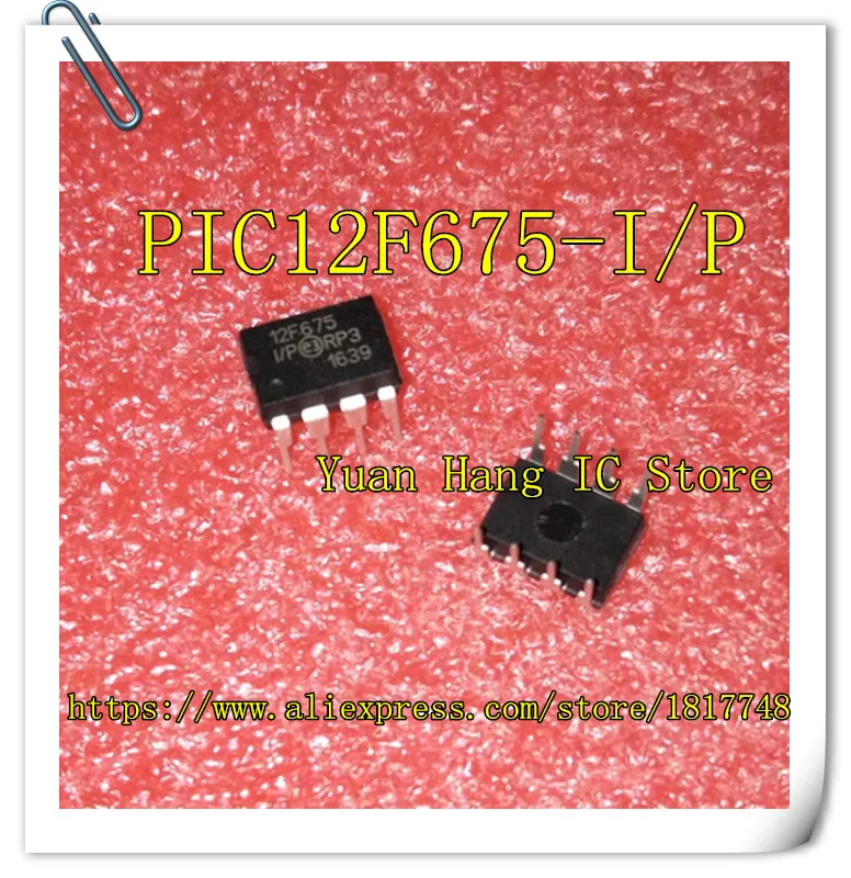 

10PCS/LOT PIC12F675-I/P 12F675-I/P PIC12F675 12F675 DIP-8 Microcontroller CHIP IC