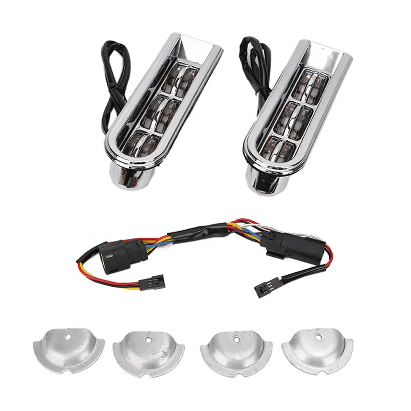 WISENGEAR 12v мотоциклетный наполнителя светодиодный фонарь с вкладышами для Harley Electra