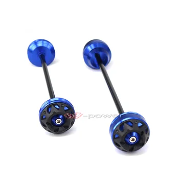 

For Yamaha MT-09 FZ-09 MT09 2014 2015 2016 Motorbike CNC Aluminum Front & Rear Wheel Fork Axle Sliders Cap Crash Protector