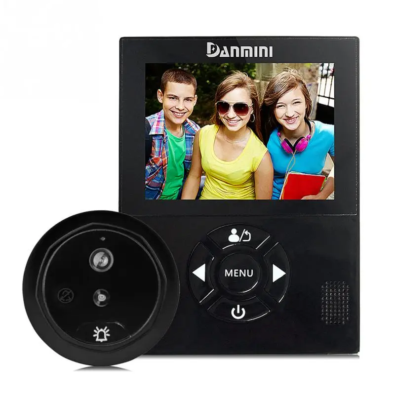 

3inch Smart Electronic Door Viewer Digital Door Camera Doorbell Anti-burglary WIFI Visual Doorbell Peephole Viewer Door Eye #927