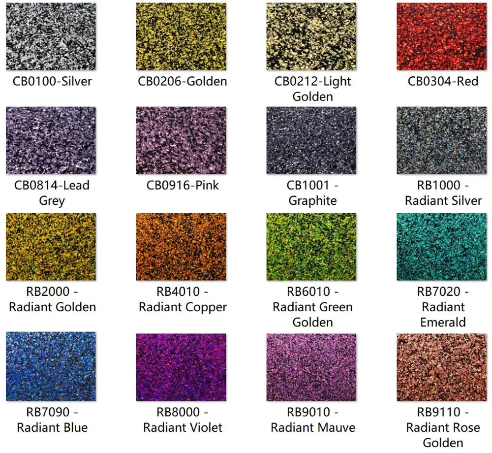 

300mm x 200mm x 2.5mm (L x W x T), Acrylic (PMMA) One-Sided Chunky Glittering Sheets - 1 pcs/Color