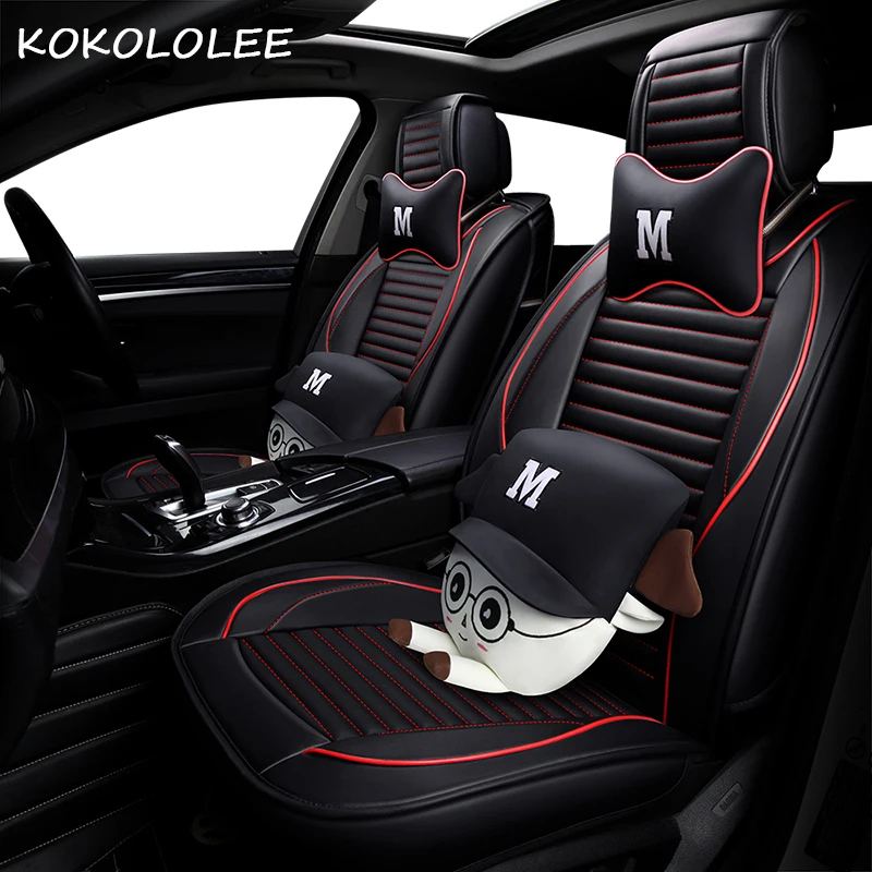 Чехол для автомобильного сиденья kokolelee pu mazda 3/3 bk 6/6 gg/6 gh 626 cx3 cx5 cx7 demio megane 3 4