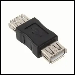 100 шт. Новый USB 2.0 Тип женщина к Тип Женский адаптер AF/AF конвертер