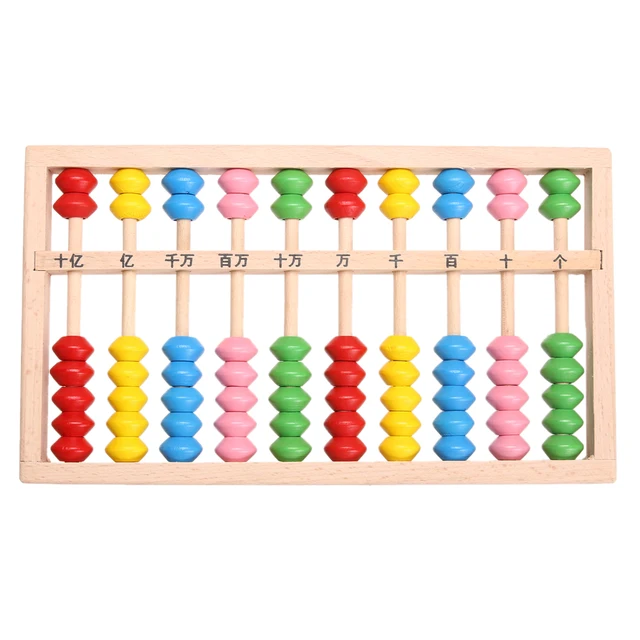 wooden maths toys children