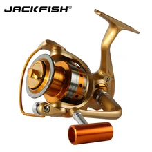 JACKFISH немецкая технология 12BB 500-7000 Рыболовная катушка металлическая спиннинговая катушка carpa molinete de pesca спиннинговое колесо Рыболовная катушка