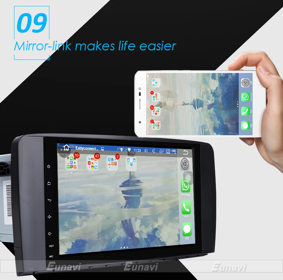 Sale Eunavi 2 Din Quad core 9