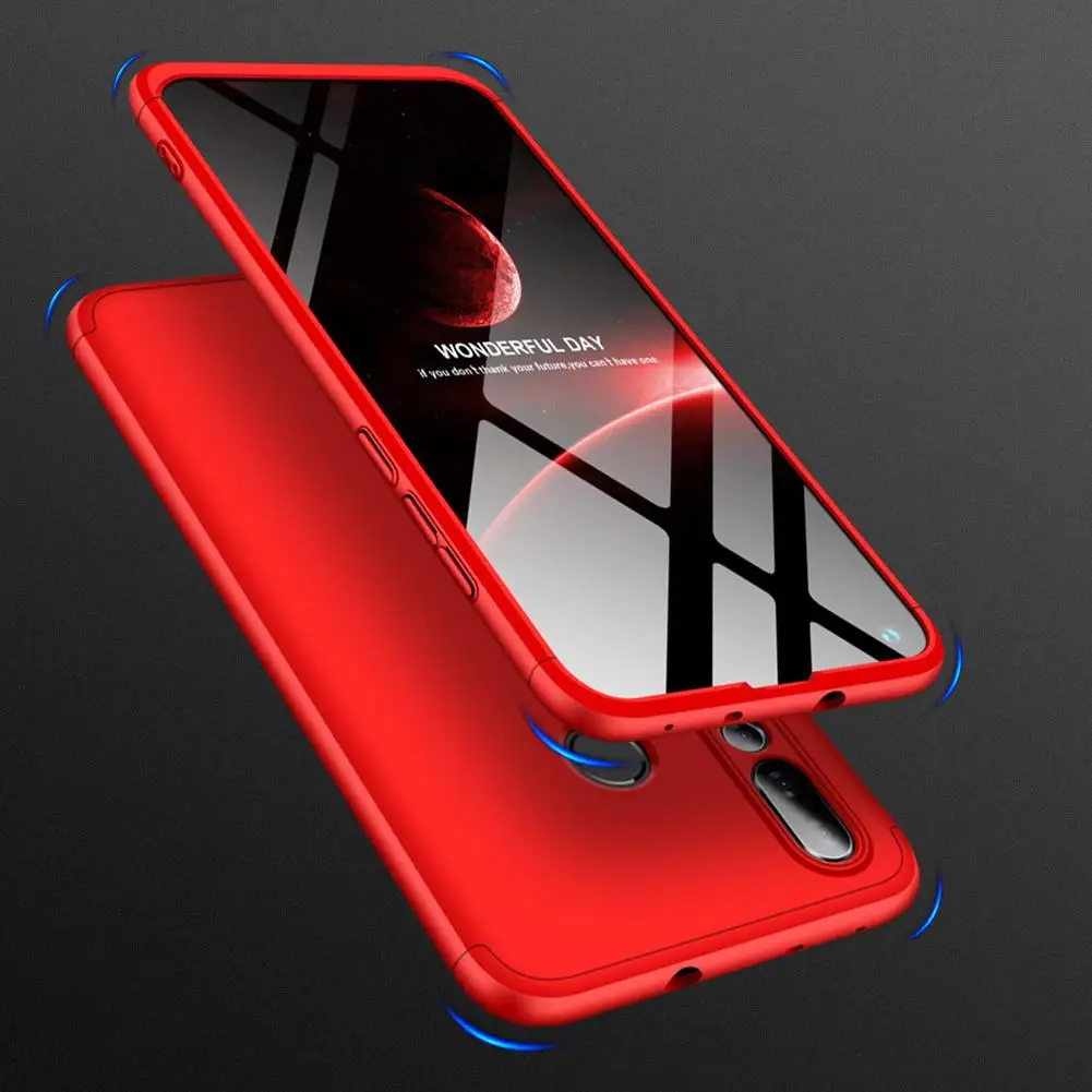

DSstyles For HUAWEI NOVA 4 3 in 1 360 Degree Non-slip Shockproof Full Protective Case