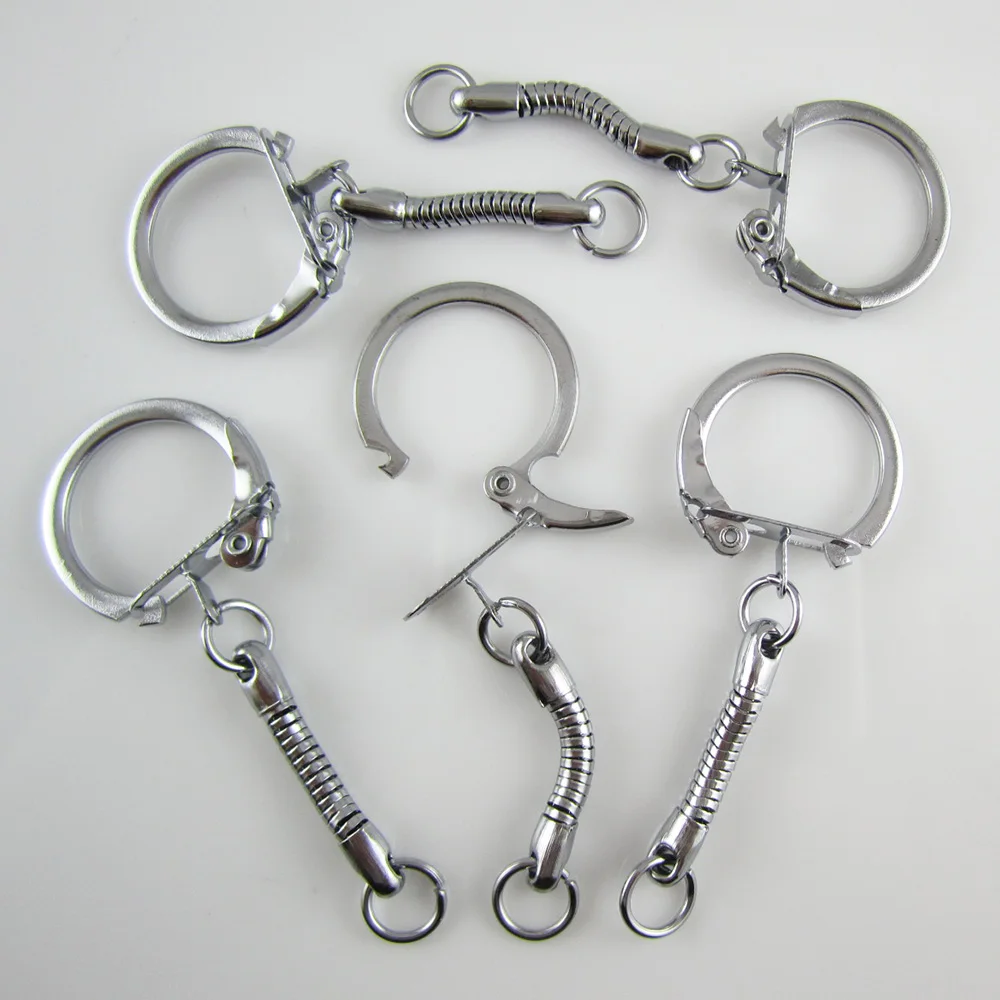 

100pcs of Snake Keyring with Chain and Lever Catch