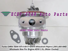 Water Cooled Turbo CHRA Cartridge TD04 49177-01515 MR355220 For Mitsubishi Delicia Pajero Shogun L200 L300 L400 4WD 4D56 2.5L