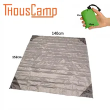 Открытый кемпинг ультра-тонкий складной карманный водоустойчивое одеяло для пикника Рыбалка песчаник коврик для палатки коврики самоуправляющиеся путешествия