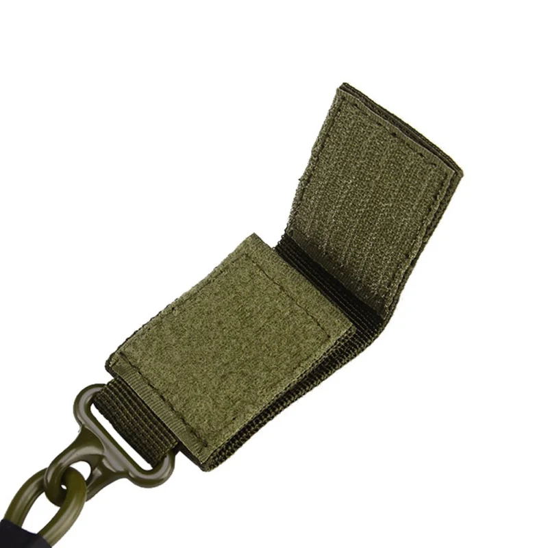Outdoor Travel Sling Tactical Pistol Elastic Lanyard Spring Retention