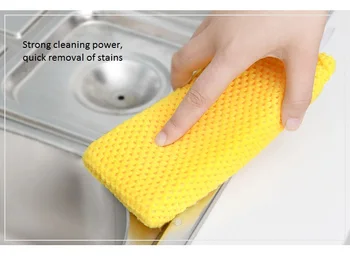

Grid Strong Decontamination Cleaning Sponge To Remove Tea Stains Kitchen Stubborn Dirt Acrylic Cleaning Sponge