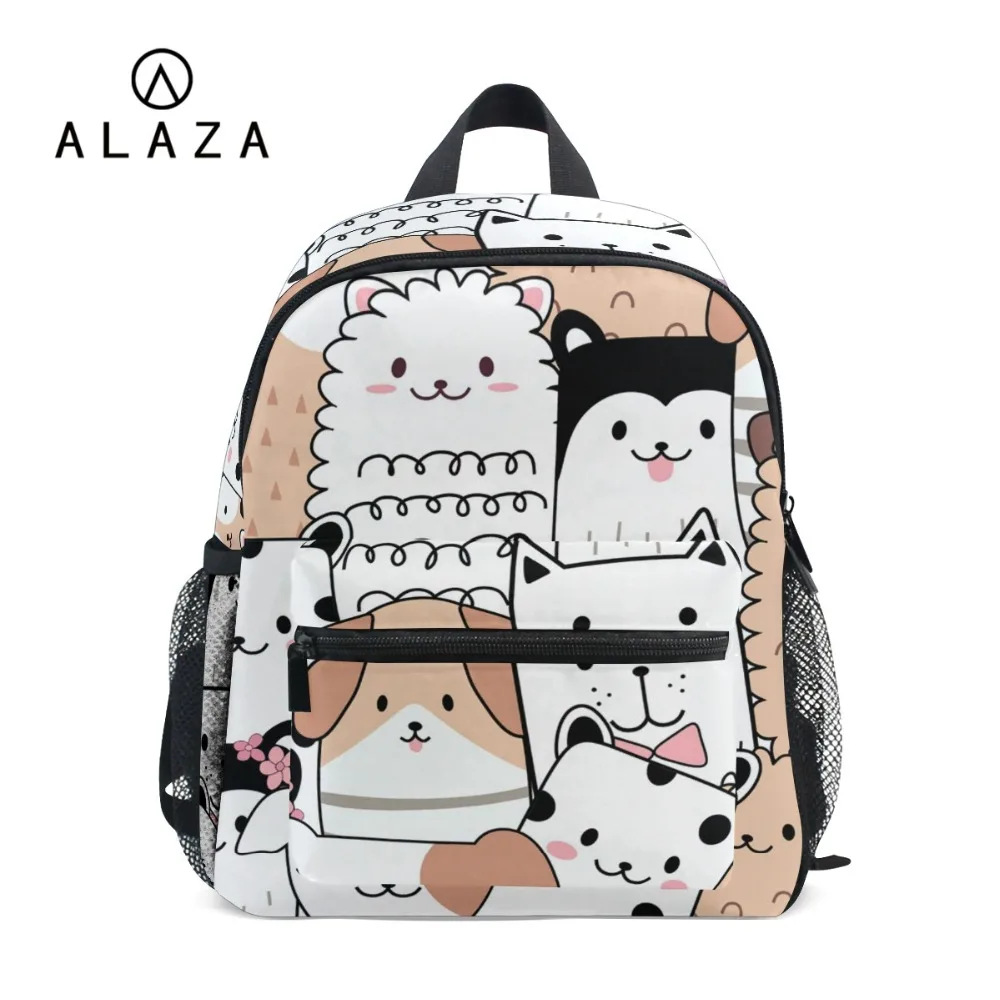 

ALAZA 3-8 Years Old Kids Backpacks Cute Alpaca Printing Preschool School Bag Kindergarten Backpack For Boys Girls